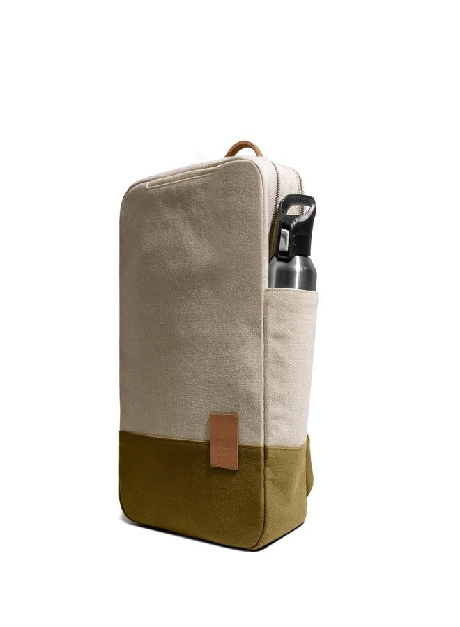 دايلي أوبجيكتز حقيبة ظهر DailyObjects 9 to 9 للاستخدام اليومي مع أجهزة الكمبيوتر المحمولة (سعة 16 لترًا) تتسع لأجهزة كمبيوتر محمولة حتى 15 بوصة | حقيبة كتف للسفر للجنسين | مصنوعة من قماش متين | جيب بسحاب مع جيوب داخلية | حزام لتعليقها على عربة السفر - Image 4