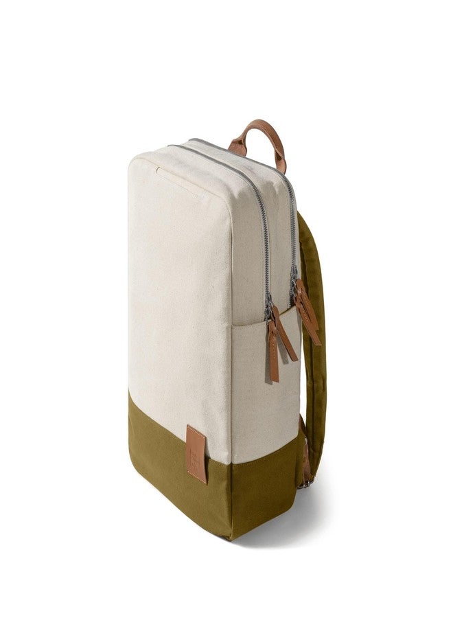 دايلي أوبجيكتز حقيبة ظهر DailyObjects 9 to 9 للاستخدام اليومي مع أجهزة الكمبيوتر المحمولة (سعة 16 لترًا) تتسع لأجهزة كمبيوتر محمولة حتى 15 بوصة | حقيبة كتف للسفر للجنسين | مصنوعة من قماش متين | جيب بسحاب مع جيوب داخلية | حزام لتعليقها على عربة السفر - Image 3