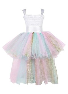 Daddy's Angel Dress For Girls Rainbow Tulle Dress For Unicorn Party Special Occasion  - Image 2