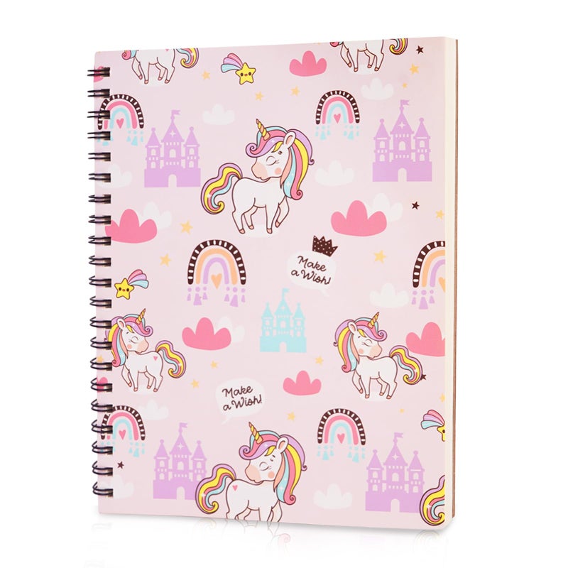 conda 8.5 x 11 Inch Sketchbook, Top Spiral Bound Sketch Pad, 100 Sheets (68 lb/100 GSM), Durable Acid-Free Sketch Paper, Drawing and Sketching Paper for Kids Adult Beginners - Image 1