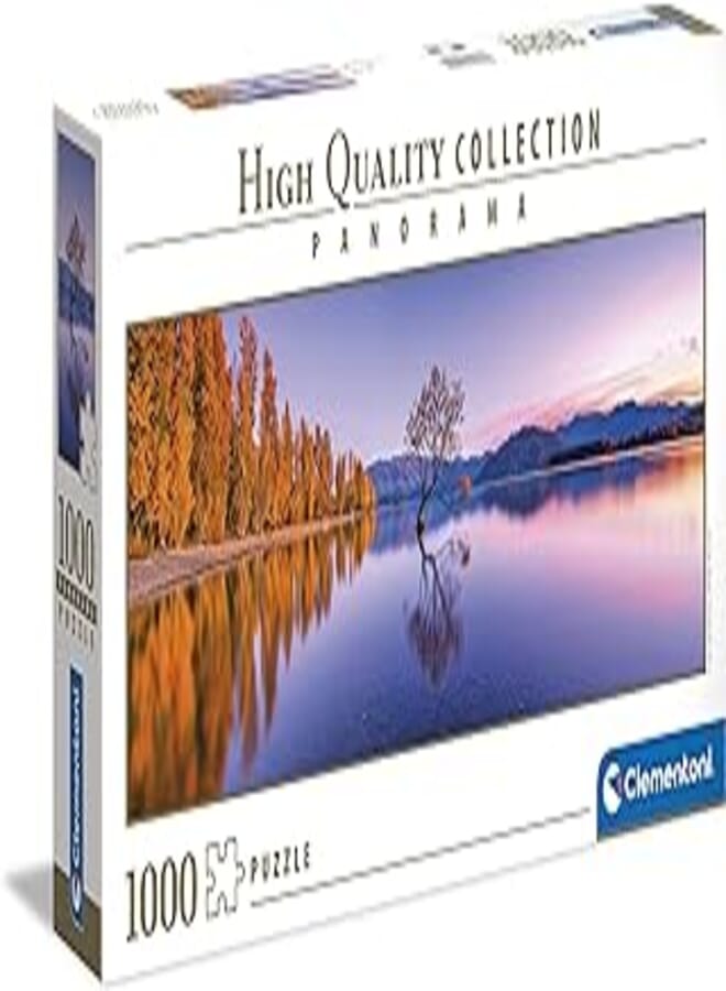 Clementoni High Quality Collection 39608, Lake Wanaka Tree Panorama Puzzle - 1000 pieces, Ages 10 Years Plus