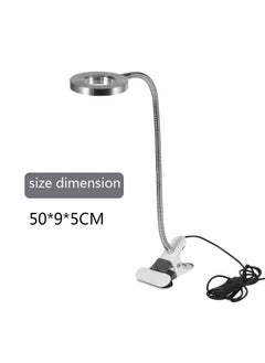 Rotekt Rotekt Portable LED Lamp, LED Desk Lamp with Clamp, Warm/Cold Light LED USB with Clip for Eyebrow Manicure Eyelash Extension and Reading  - Image 5