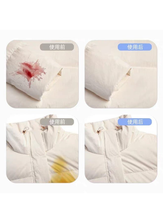 Wet wipes for removing stains from clothes, wet wipes for removing stains from laundry, portable wet wipes for removing stains in emergencies, 80 pieces - Image 3