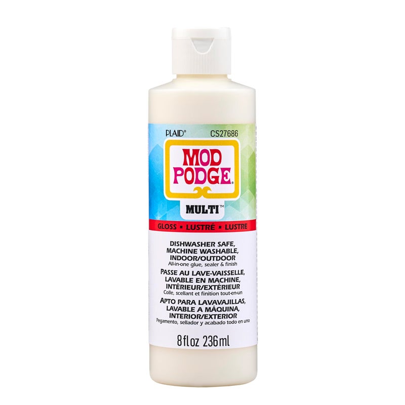 Mod Podge Gloss Multi-Surface All-in-One Glue, Sealer, and Finish, Perfect for Indoor and Outdoor Arts and Crafts Projects, CS27686 - Image 1
