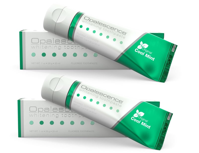 Opalescence Whitening Toothpaste Travel Size 1 Ounce (2 Pack) Fluoride Teeth Whitening Toothpaste, Mint Flavor 402-2 - Image 1