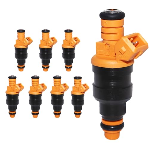 OSKYUO Set of 8 Fuel Injector Compatible with Ford F150 F250 F350 Mustang E150 E250 E350 Bronco Excursion Expedition Lincoln Town Car Navigator Mercury Grand Marquis 46L 50L 54L 58L V8 0280150943 - Image 1