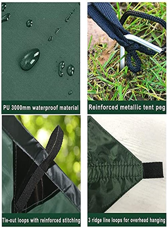 KALINCO Waterproof Camping Tarp Tent Hammock Rain Fly, 10X10FT/10X15FT, Mutifunctional Tent Footprint Lightweight Tarp for Camping, Hiking and Survival Shelter - Image 3