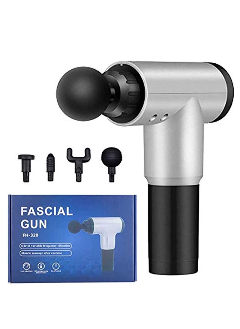 Generic - Portable Massage Gun Phoenix A2 Massage Tool Percussion Massager Muscle Vibrating Relaxing Machine Us (Black) - Image 1