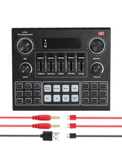 Generic V9 Live Sound Card Audio Mixer I6970-A Black  - Image 1