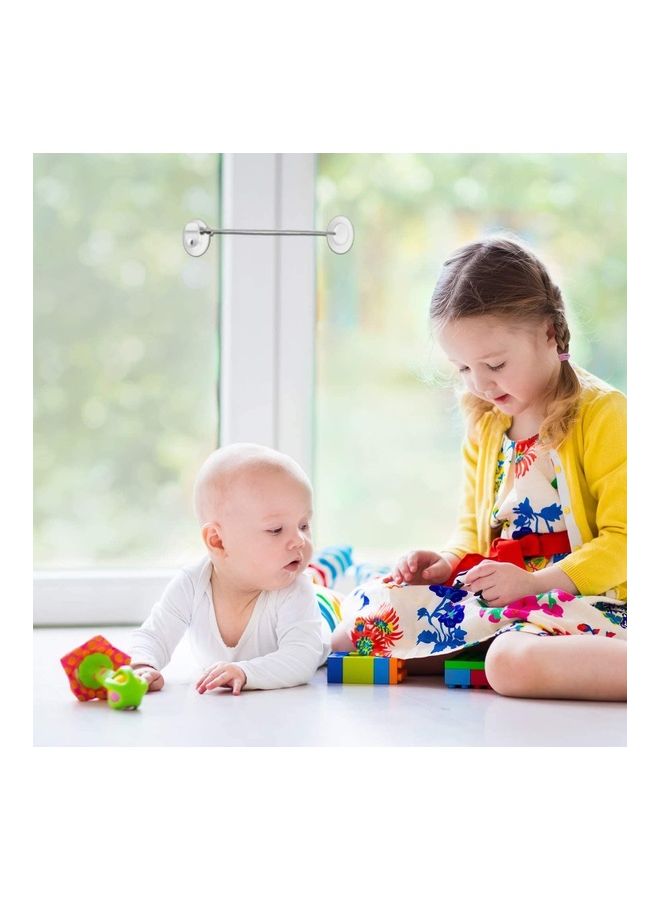 XiuWoo 2-Piece Refrigerator Door Lock 4 Keys White - Image 3