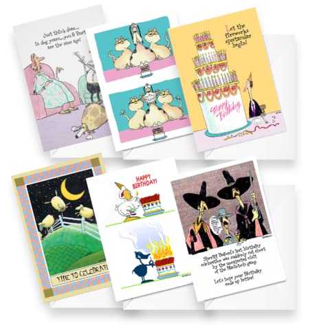 Stonehouse Collection Funny Happy Birthday Cards - Boxed of Assortment Birthday Greeting Cards for Mom, Dad, Sister, Friends & Loved Ones For Their Special Day - Set of 24 Cards with Envelopes - Image 3