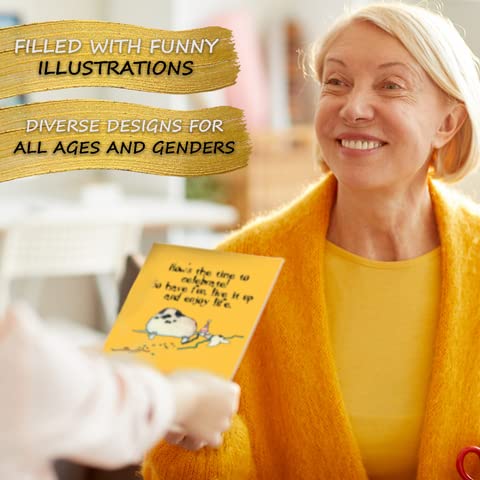 Stonehouse Collection Funny Happy Birthday Cards - Boxed of Assortment Birthday Greeting Cards for Mom, Dad, Sister, Friends & Loved Ones For Their Special Day - Set of 24 Cards with Envelopes - Image 2