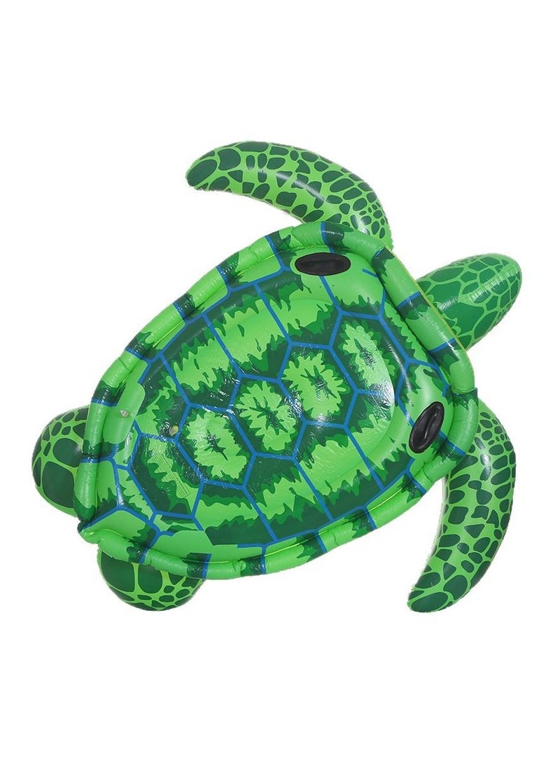 عام سلاحف بحرية كبيرة قابلة للنفخ لتسلحبها، صاروخ مائي للجري على الماء أو السيرفينغ، لعبة غطس تتجول على الماء وتتدفق فيها وتتألق بالماء، حلقة سباحة، كرسي تنكر قابل للطي بحجم 165×165 سم. - Image 3