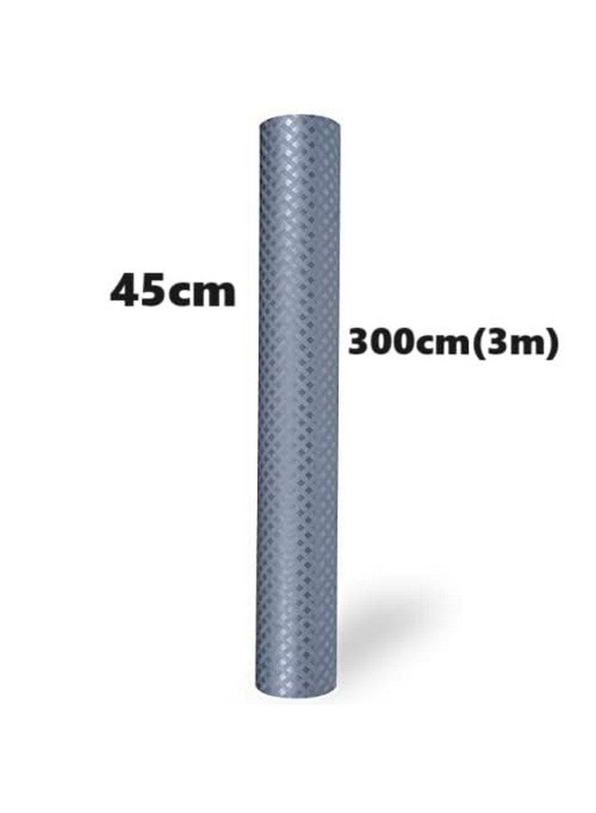 ElastPro EVA Food Grade Washable Anti Slip Mat/Sheet for Fridge, Shelf Liner, Table, Kitchen Drawer mat (Grey Crossed Stripe, 3 Meter) - Image 2