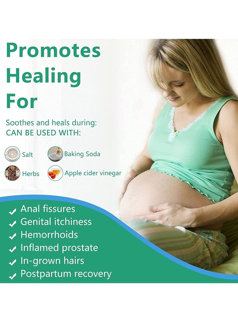 SYOSI Sitz Bath for Toilet, Sitz Bath Basin Portable Bidet for Pregnant Women, Hemorrhoids Treatment, Perineal Episiotomy Recovery, the Elderly, Postpartum Care, Patients - Image 4