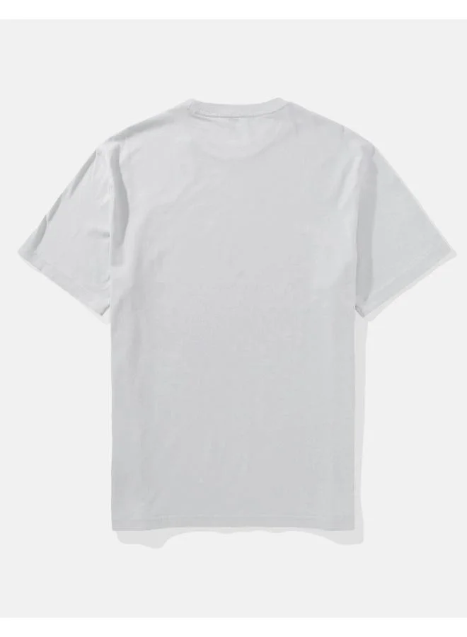 امريكان ايجل Embroidered Graphic Crew Neck T-Shirt