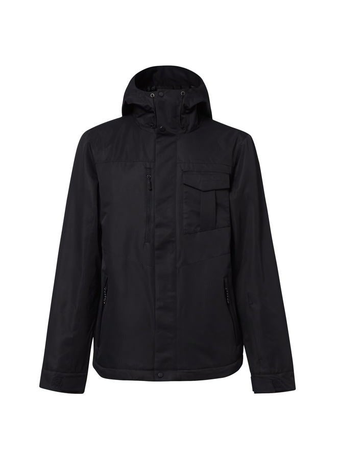 OAKLEY Men's Core Divisional Recycled Insulated Jacket, Blackout, Small - Image 1