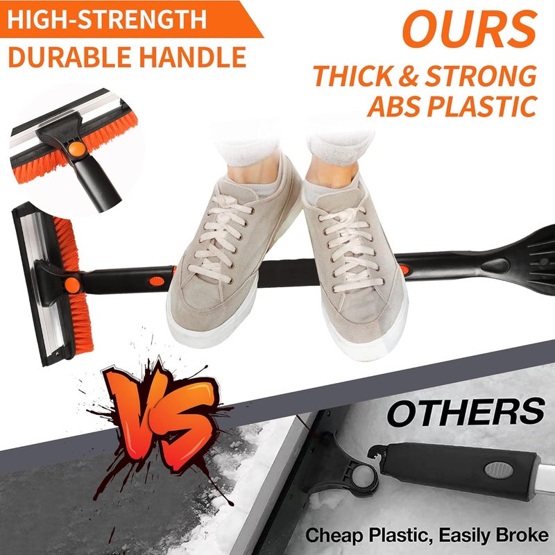TAPHA 36-Inch Squeegee Snow Brush Ice Scraper and Snow Shovel Kit for Car Snow Ice Removal - Image 4