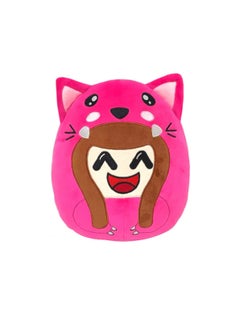 Omz Plush 20cm Plush Toy, Realistic Cute Soft Plush Doll, Gift For Boys And Girls Game Fans (Smiling Rose Red Girl Pillow)