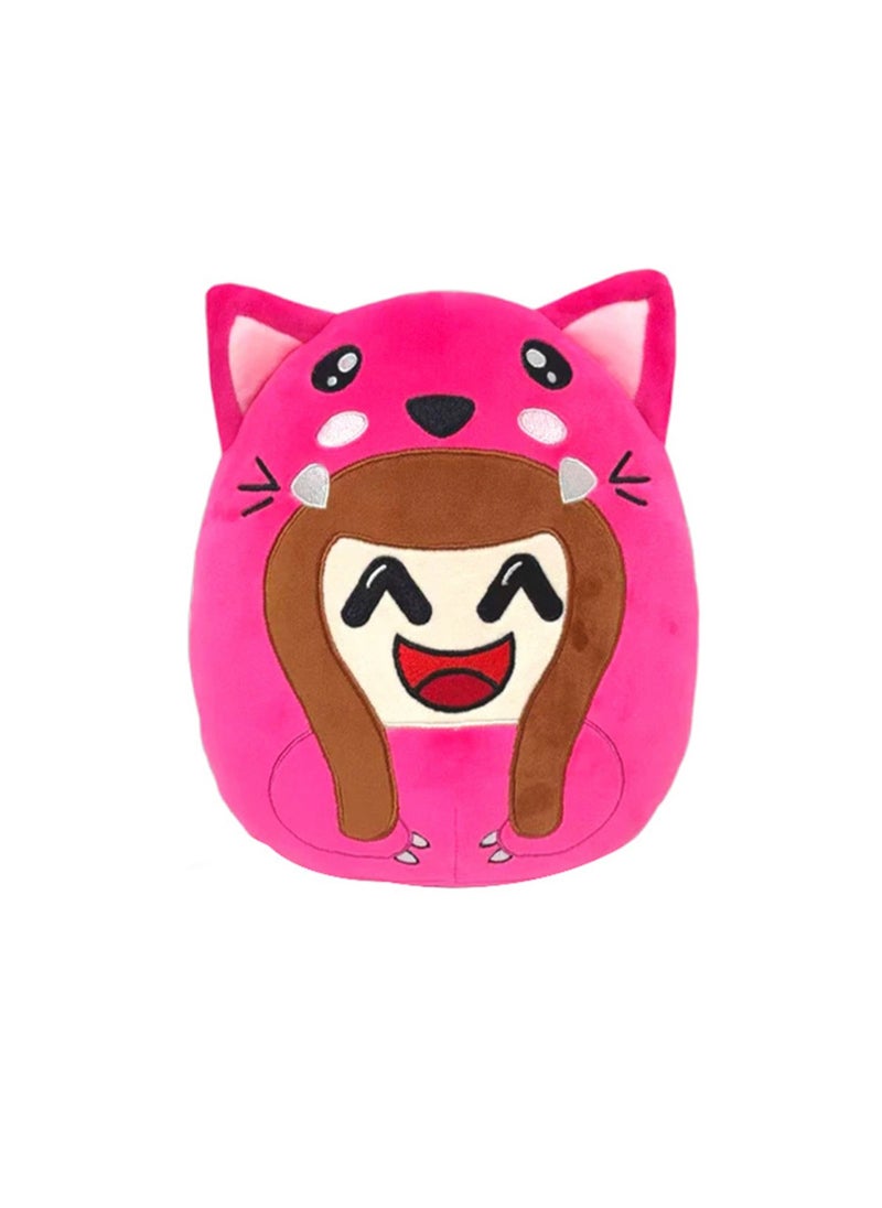 Generic - Omz Plush 20cm Plush Toy, Realistic Cute Soft Plush Doll, Gift For Boys And Girls Game Fans (Smiling Rose Red Girl Pillow) - Image 1