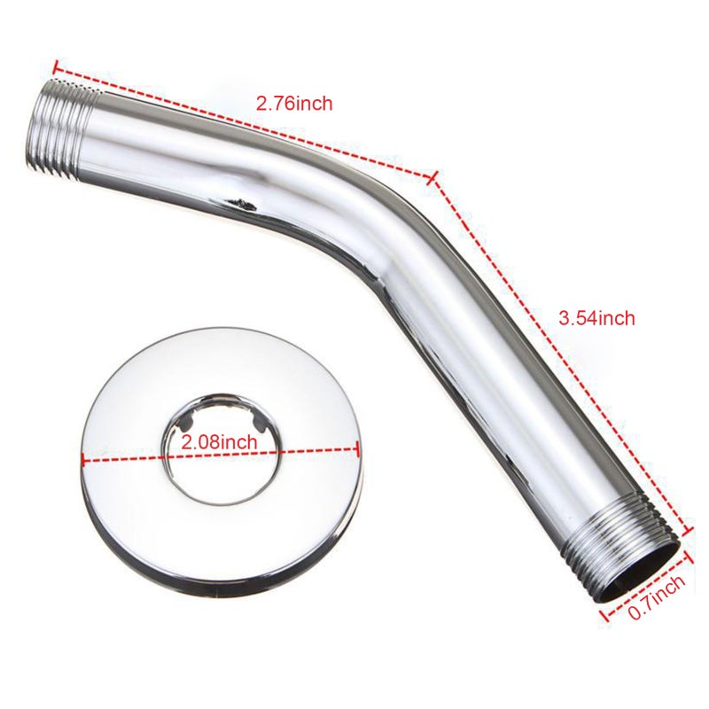 High Pressure 3-Way Rainfall Combo 5-Setting Rain Showerhead and Handheld Showerhead Hose Bracket Polished Chrome - Image 5