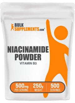 BULKSUPPLEMENTS.COM Niacinamide Powder - Niacinamide Supplement, Vitamin B3 Supplement, Niacinamide 500mg - B3 Vitamins for Skin Health, Pure & Gluten Free - 500mg per Serving, 250g (8.8 oz) - pzsku/Z992098256D6DA86BFF0CZ/45/_/1739864963/9de980e6-3518-4036-a5df-61838391aa25