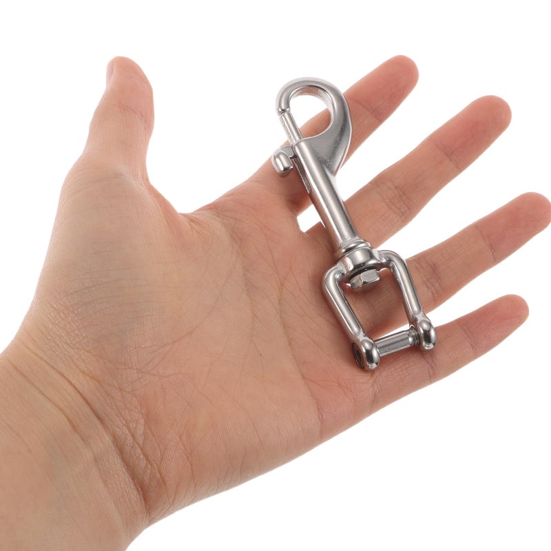 316 Stainless Steel Swivel Snap Hook 85mm Bolt Clip for Diving Scuba Outdoor Water Sports Camping - Image 5