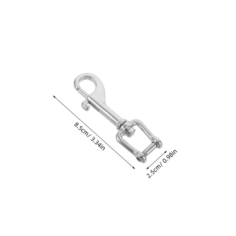 316 Stainless Steel Swivel Snap Hook 85mm Bolt Clip for Diving Scuba Outdoor Water Sports Camping - Image 3