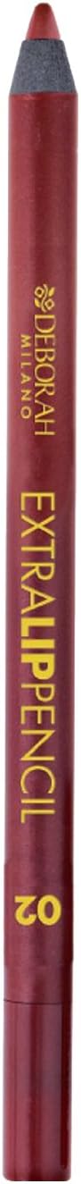 Deborah Milano Extra Lip Pencil in Shades of Red and Brown long lasting and waterproof 06g 6