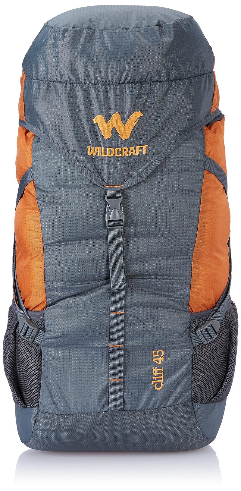 Wildcraft 45 Ltrs Grey and Orange 2 Compartment Rucksack Large - Image 1