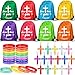 yasuwekik 48 Pcs Bible Verse Party Favors Includes 16 Jesus Loves You Drawstring Backpack 16 Bible Verse Bracelets 16 Cross Necklaces for Christmas Shoebox Gift Easter Vacation Bible School - Image 2