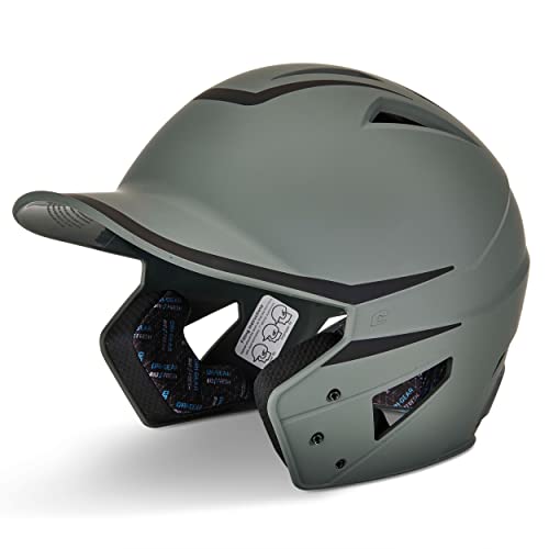 CHAMPRO mens Legend HX Batting Helmet, Graphite, Black, Large US - Image 1