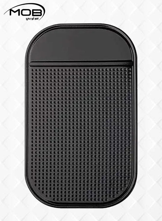 MOB Universal Silicone Grip Pad for Car Dashboard, Non Slip Sticky Dashboard Mat, Washable Reusable Anti Slip Phone Holder Pad for Mobile Phones, Keys, Coins, Sunglasses, GPS, Wallet and Small Accessories, Black ERPC13725 - Image 3