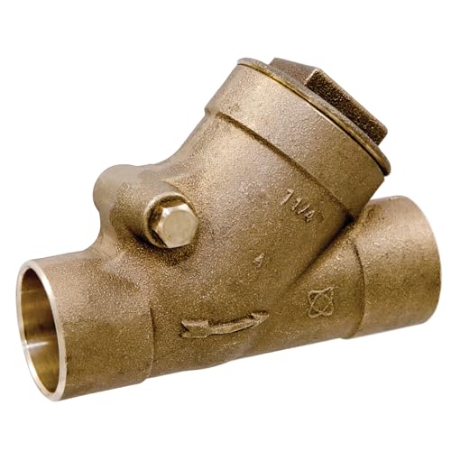 NIBCO Fig No S-413-Y-LF, 1/2 in. LF Bronze Check Valve, Solder - Image 3