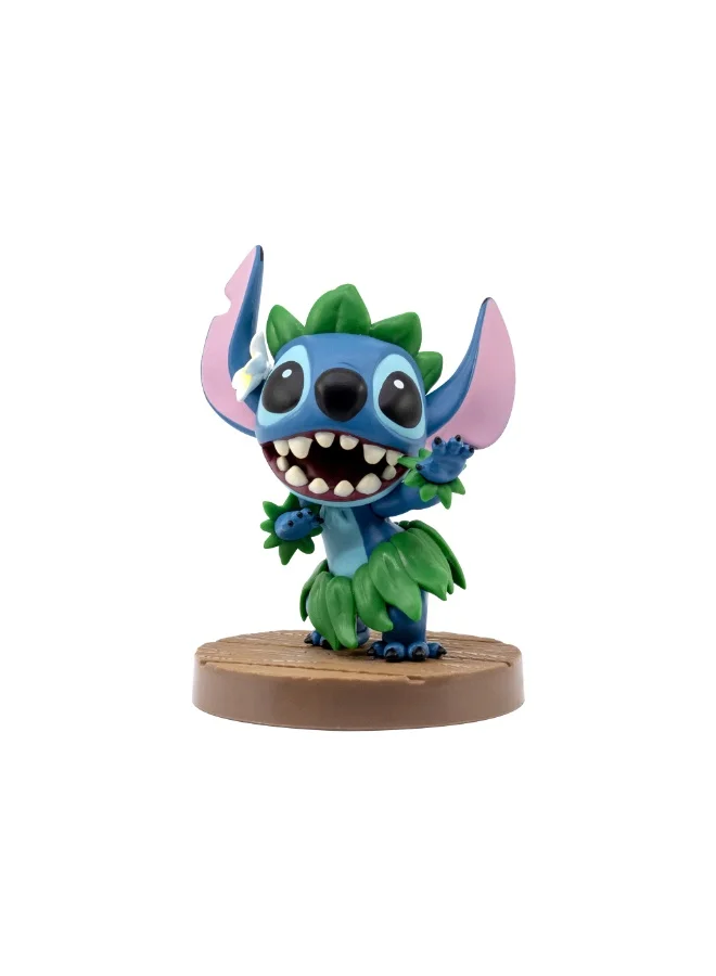 Disney Lilo & Stitch Fun Series 2 with Window Box - Hula Hula Stitch | Collectible Figure | Stitch Figurine | Display Figure | Perfect Gift for Collectors and Kids