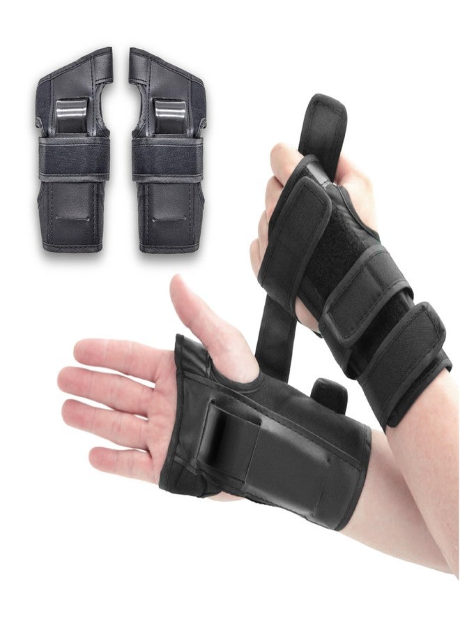 اليس واقيات معصم Elos Impact للتزلج للكبار والأطفال والشباب - مقاسات متنوعة، مريحة، جيدة التهوية، وتصميم ثلاثي الأبعاد - مثالية للتزلج على الألواح، والتزلج على العجلات، والتزلج على الزلاجات الدوارة للرجال والنساء (واقيات معصم، صغير) - Image 1