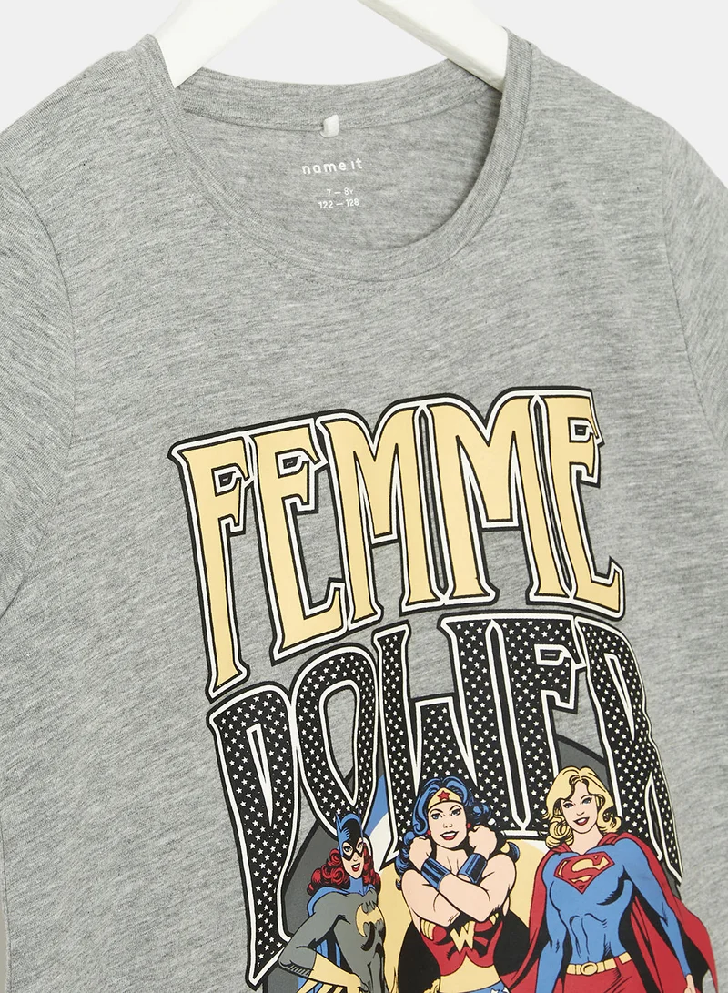 نيم ات Girls Justice League T-Shirt