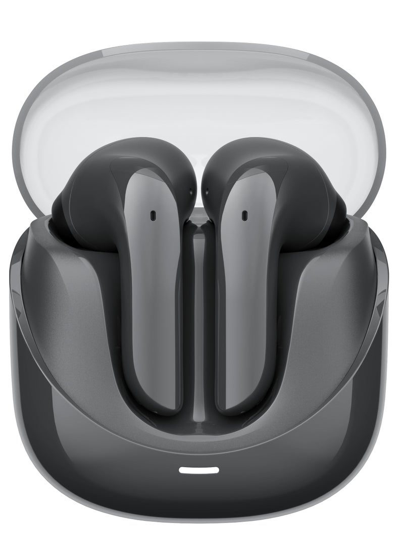 havit Premium True Wireless Bluetooth Headphones with Game Mode for Low Latency, Exceptional Stereo Sound Quality, Dual Microphone Noise Reduction for Clear Calls, IPX4 Waterproof Rating for Outdoor Use, Compact Lightweight Design for Ultimate Comfort and Portability- Black - Image 2