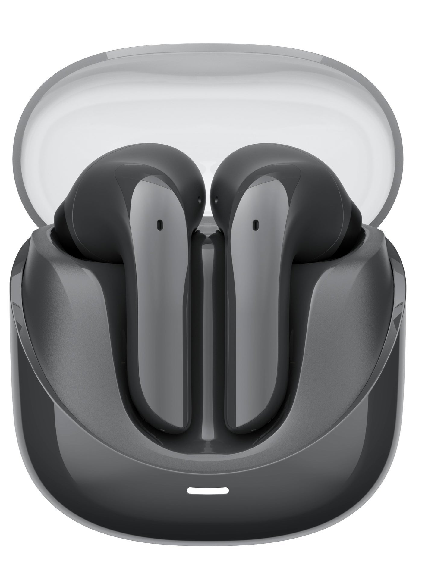 Premium True Wireless Bluetooth Headphones with Game Mode for Low Latency, Exceptional Stereo Sound Quality, Dual Microphone Noise Reduction for Clear Calls, IPX4 Waterproof Rating for Outdoor Use, Compact Lightweight Design for Ultimate Comfort and Portability- Black