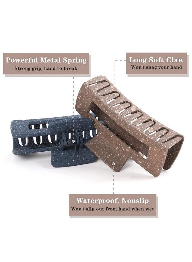 تشاندركاش CHANDERKASH 6 قطع من ربطات الشعر ومشابك الشعر الكبيرة، وحقائب الشعر الكبيرة، وحقائب الشعر الكبيرة للنساء - Image 3