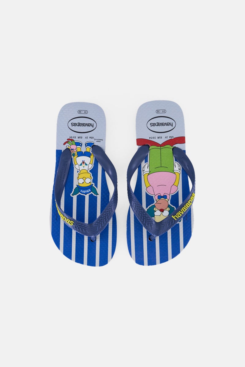 havaianas Kids Boy Simpsons Slip On Slipper, Multicolor - Image 3