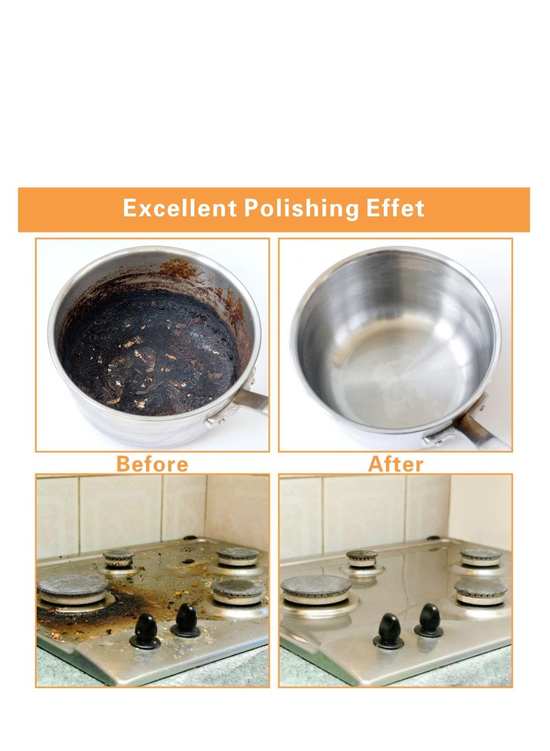 Y&D Polishing Buffering Wheels Assorted Set 4 Pce Wool Attachment Angle Grinder Discs for Drill Drilling Machine Vehicle Surfaces and Walls - Image 2