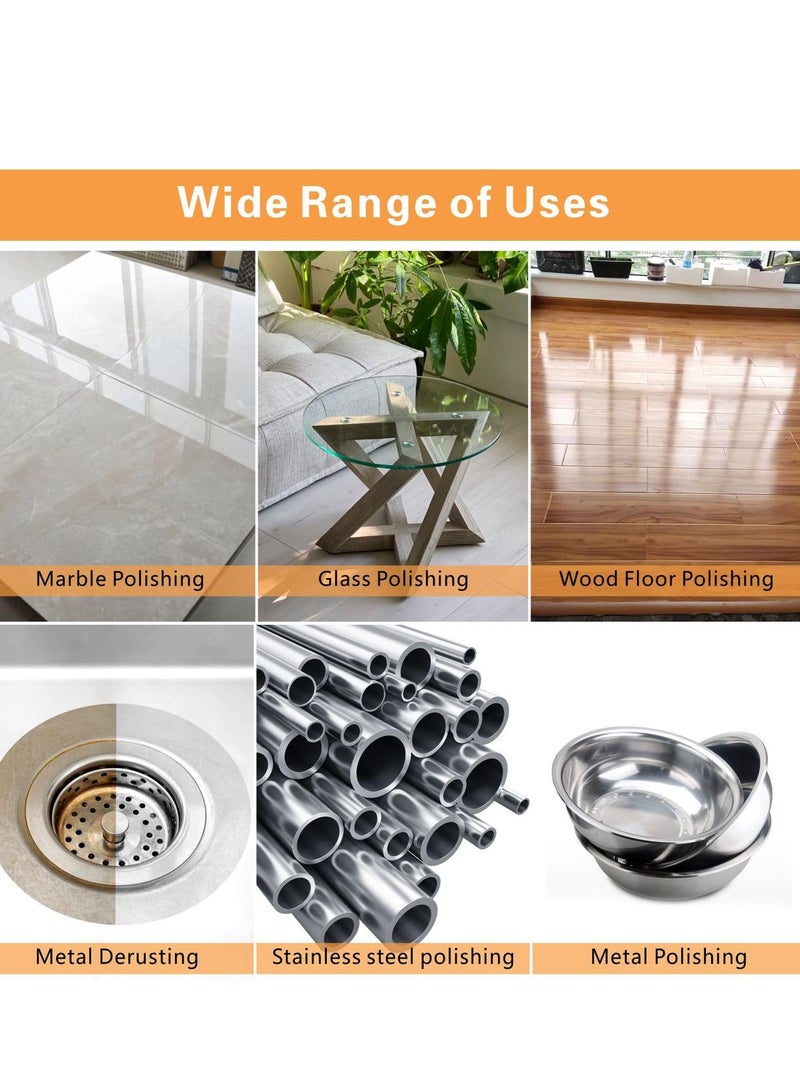 Y&D Polishing Buffering Wheels Assorted Set 4 Pce Wool Attachment Angle Grinder Discs for Drill Drilling Machine Vehicle Surfaces and Walls - Image 5