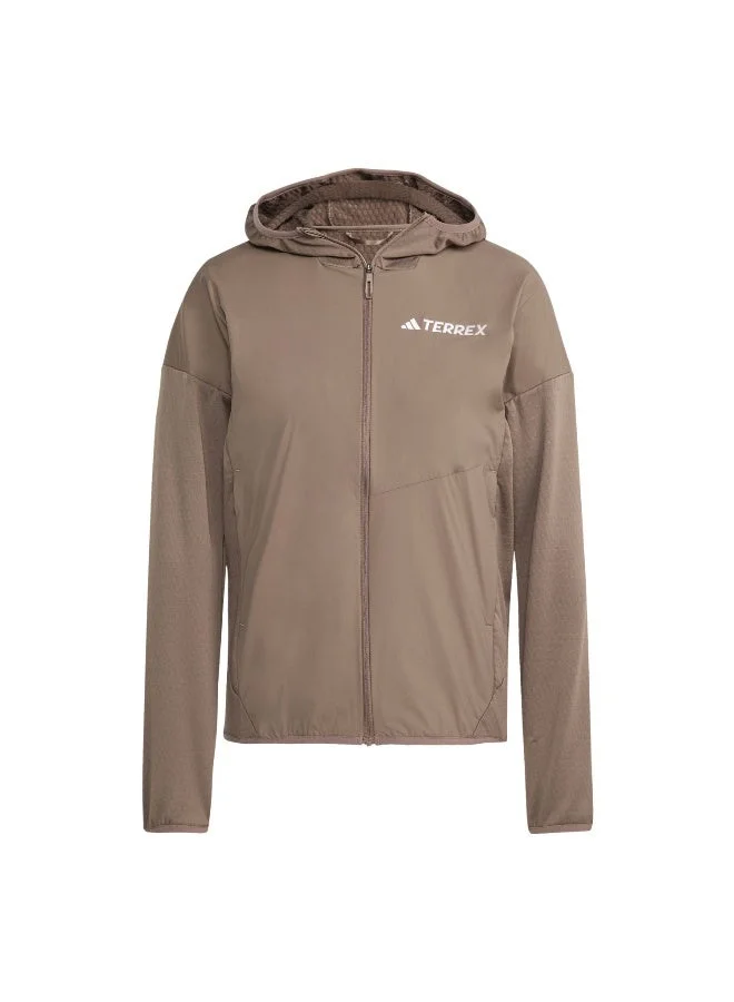 Adidas Terrex Xperior Climawarm+ Wind Light Fleece Hooded Jacket