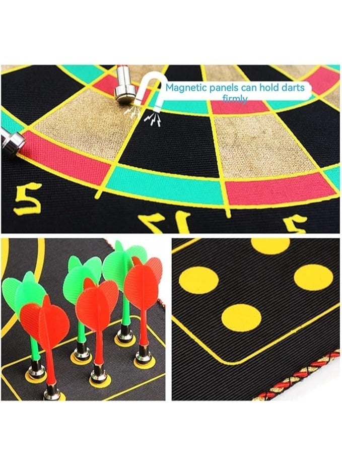 سهام مغناطيسية آمنة مع أطراف معدنية للوحة رمي السهام القياسية 3 قطع، متعددة الألوان - Image 5
