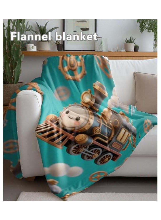 general Children's or student cartoon flannel thin blanket (warm and comfortable, suitable for sleep, games) 100cm*150cm - 657 - Image 5