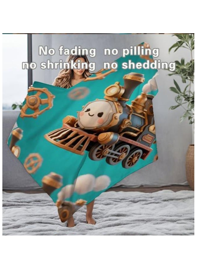 general Children's or student cartoon flannel thin blanket (warm and comfortable, suitable for sleep, games) 100cm*150cm - 657 - Image 4