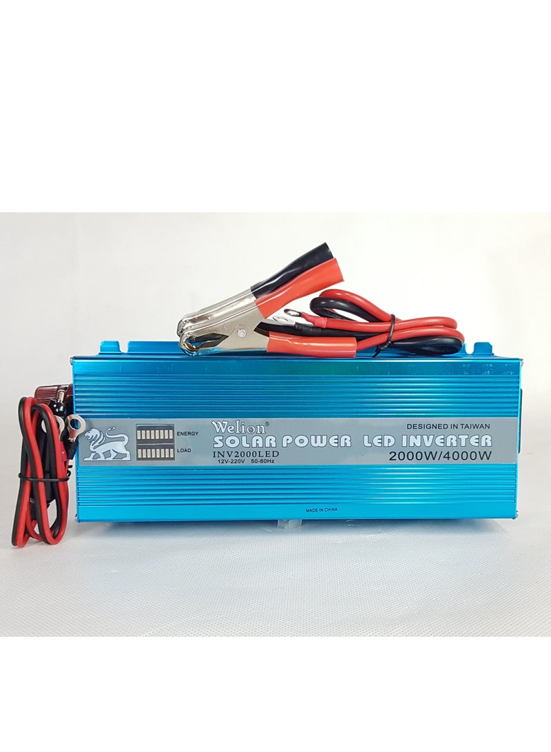 ويليون عاكس ويليون 220VAC TO12VDC 2000W LED  - Image 2