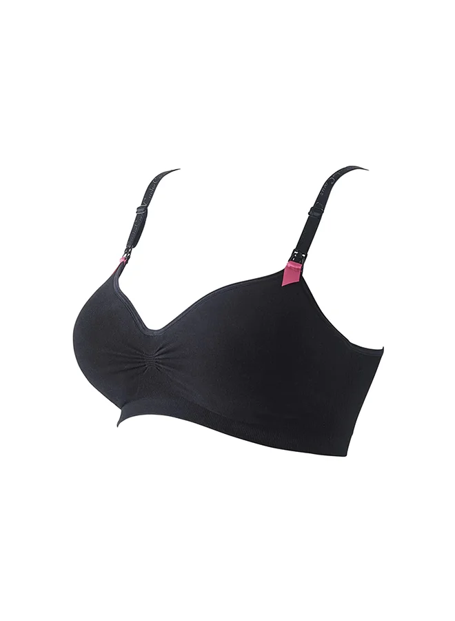 Curve Seamless Nursing Bra XXL - Black