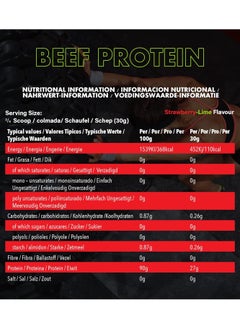 NXT Nutrition Beef Protein Isolate - Strawberry Lime - (1.8kg)  - Image 5